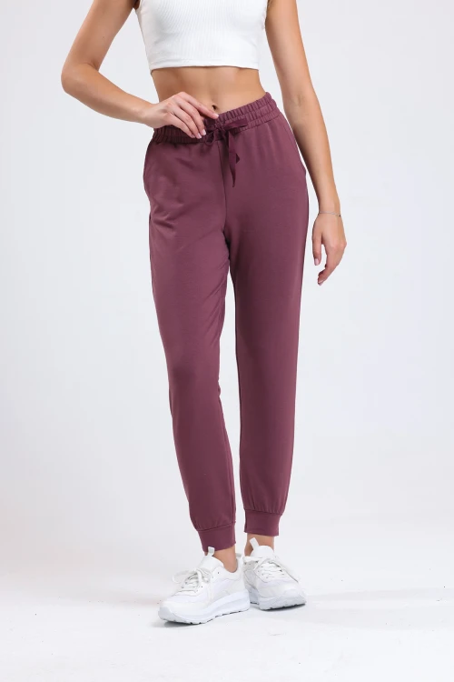 Beli Büzgülü Paçası Lastikli Cepli Rahat Kesim Eşofman Altı