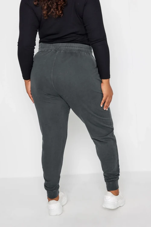 Büyük Beden Beli ve Paçası Lastikli Cepli Kargo Jogger Pantolon 302589
