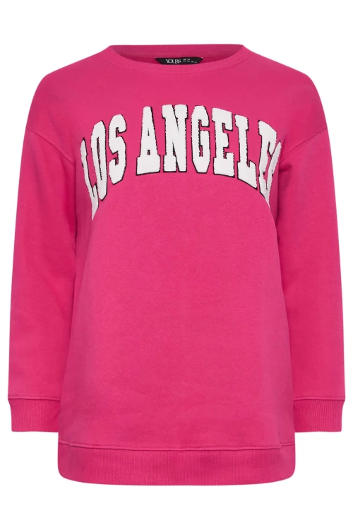 Büyük Beden Bisiklet Yaka Uzun Kollu Baskılı Sweatshirt 302686
