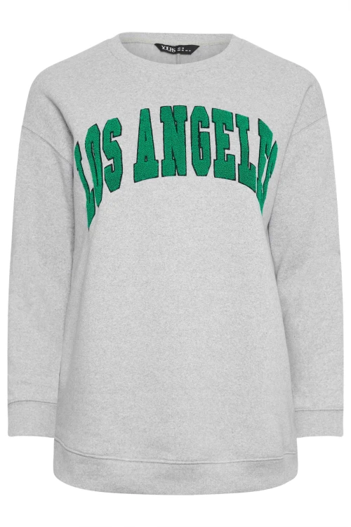 Büyük Beden Bisiklet Yaka Uzun Kollu İşleme Detaylı Kazak 302727