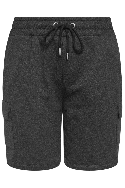 Büyük Beden Cepli Beli Büzgülü Bol Kesim Jogger Şort 303196