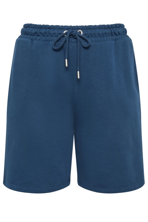 Büyük Beden Cepli Beli Büzgülü Rahat Kesim Şort 303199