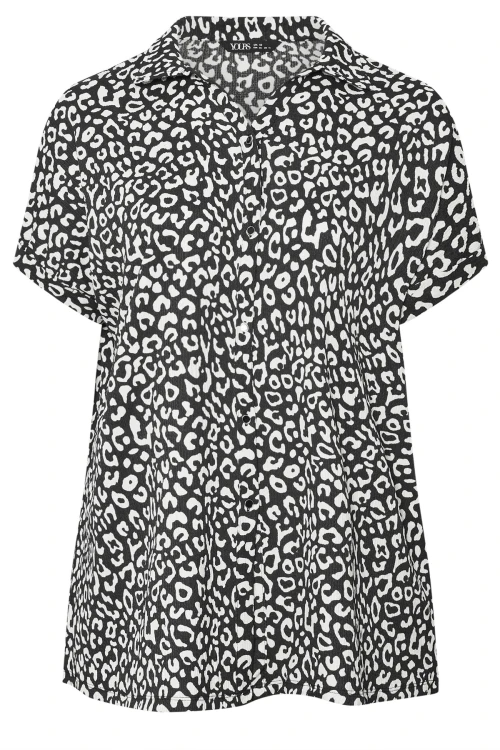 Büyük Beden Bol Kalıp Desenli Gömlek 303963