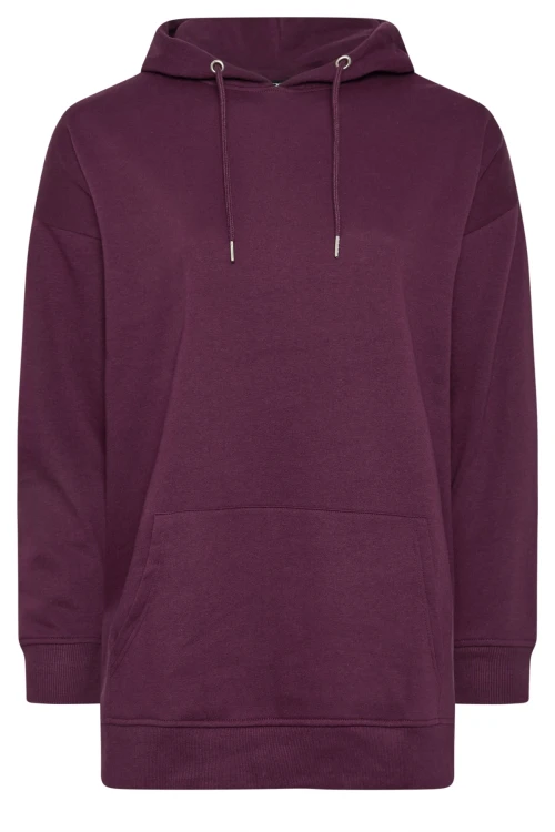 Büyük Beden Yumuşak Dokulu Kapüşonlu Uzun Kollu Cepli Sweatshirt 126622