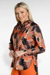 Bol Kalıp Arkası Uzun Desenli Uzun Kollu Gömlek SBD-DIOR-201S