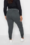 Büyük Beden Beli ve Paçası Lastikli Cepli Kargo Jogger Pantolon 302589