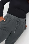 Büyük Beden Beli ve Paçası Lastikli Cepli Kargo Jogger Pantolon 302589
