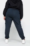 Büyük Beden Paçası Lastikli Cep Detaylı Kargo Jogger Pantolon 302774