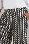 Büyük Beden Beli Lastikli Cepli Dsenli Bol Paça Pantolon 303970